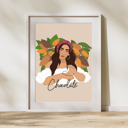 Chocolate Art Print