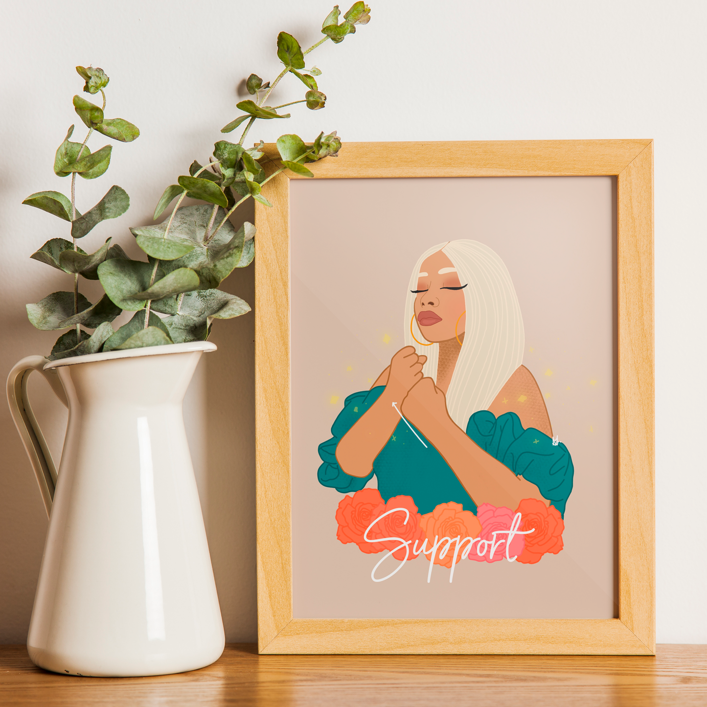 Support Art Print