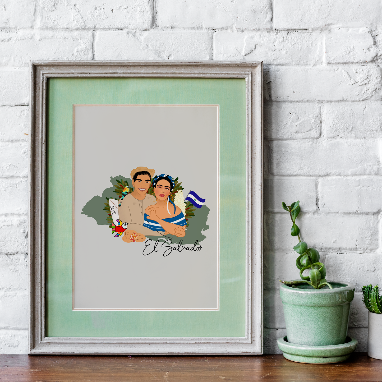 El Salvador Art Print