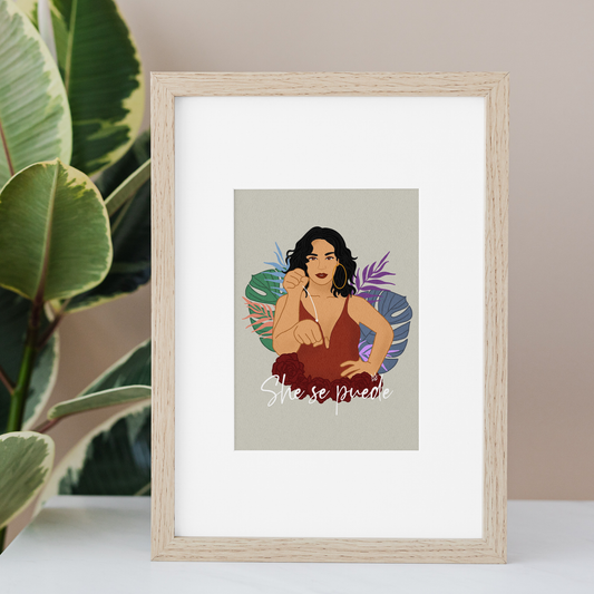 she se puede Art Print