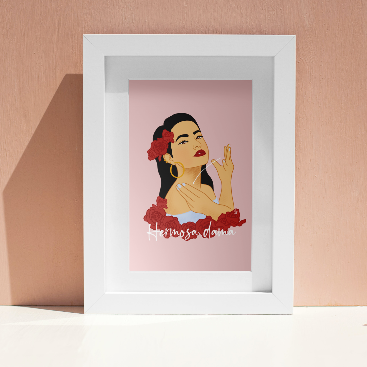 Beautiful Lady Art Print