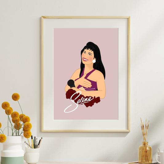 Selena Art Print