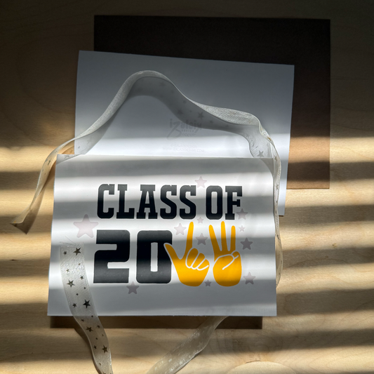 Class of 2026 with ASL Greeting Card