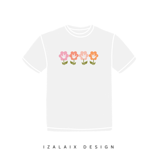 ILY Floral Tee