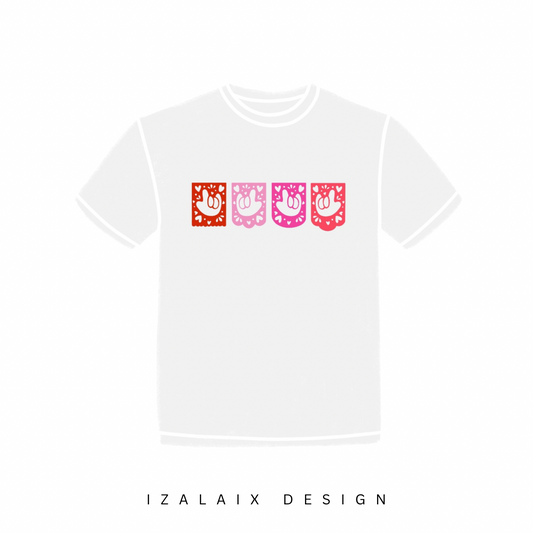 ILY Papel picado Tee