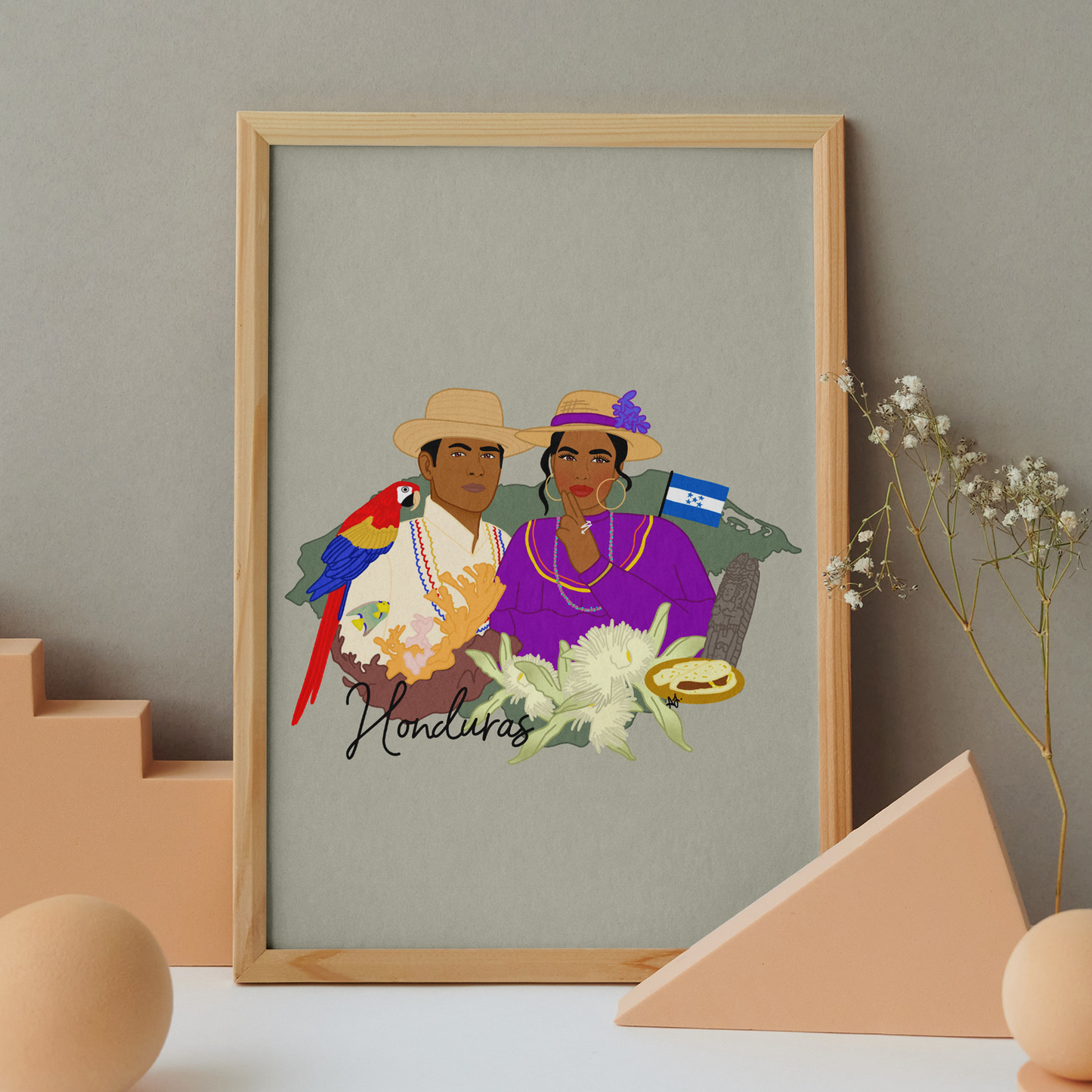 Honduras Art Print