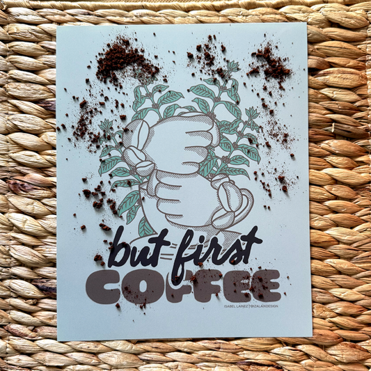 Coffee Signs Art Print