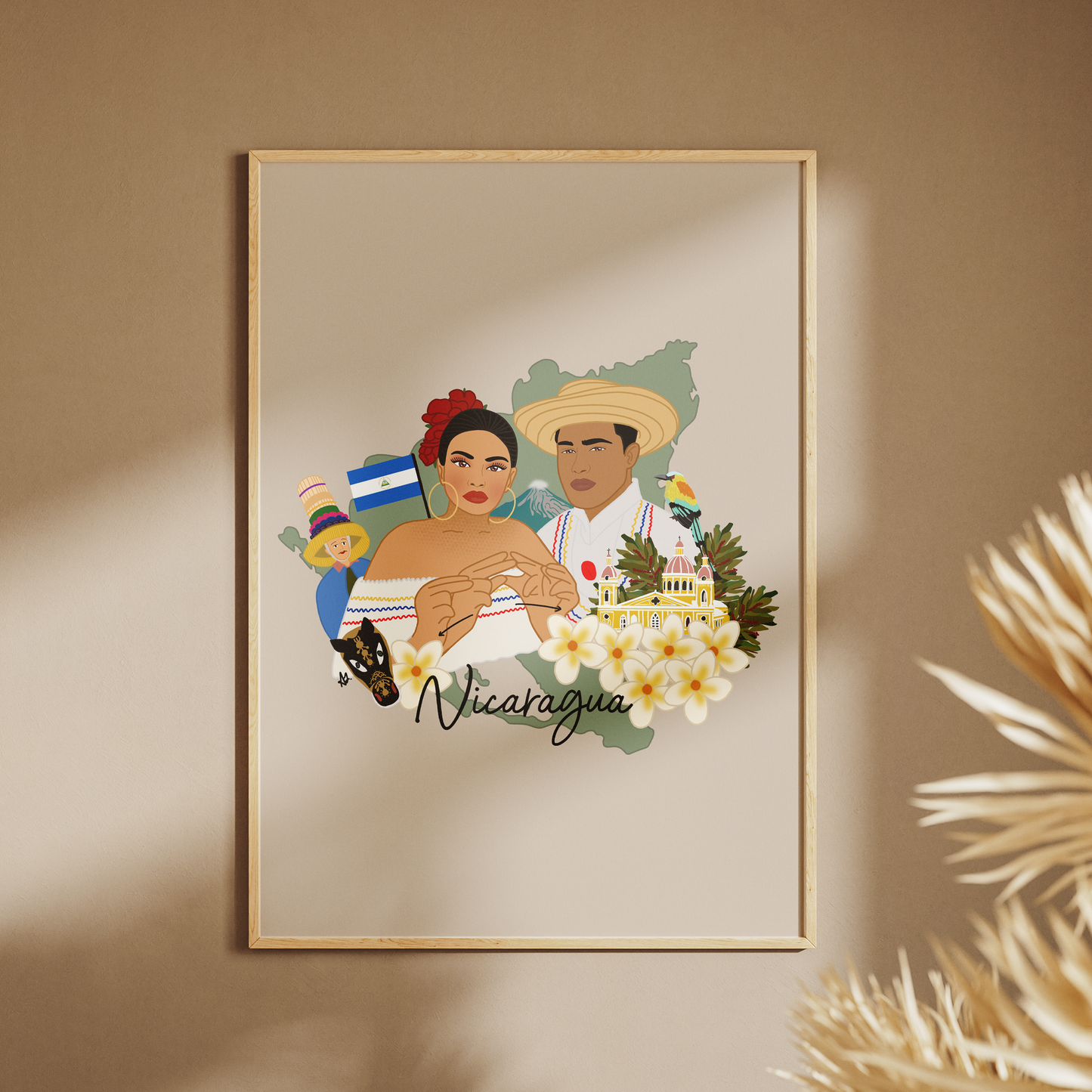 Nicaragua Art Print