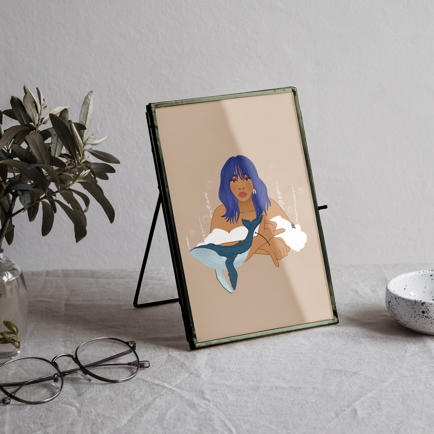 Whale Art Print