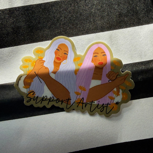 Support Artist Sticker