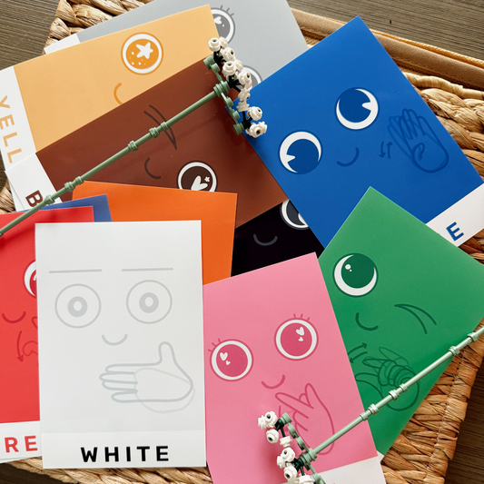 The Emotions of ASL Color Packs Art Print
