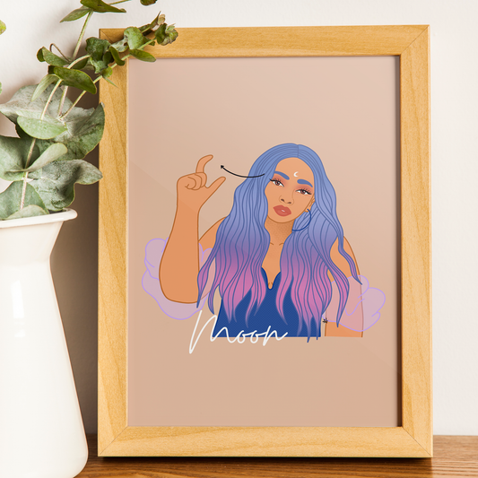 Moon Art Print