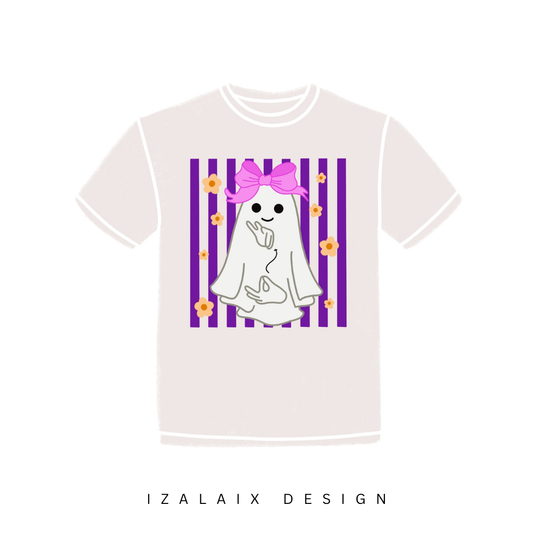 Girl Ghost & ASL Youth Tee