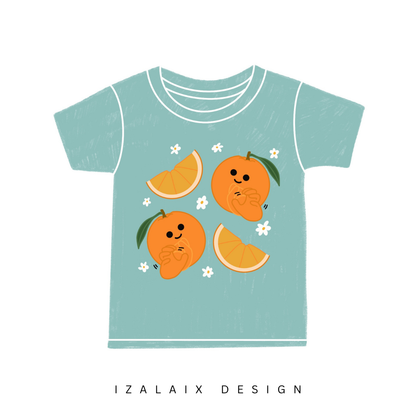 Orange ASL Toddler Tee