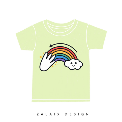 Rainbow ASL Toddler Tee