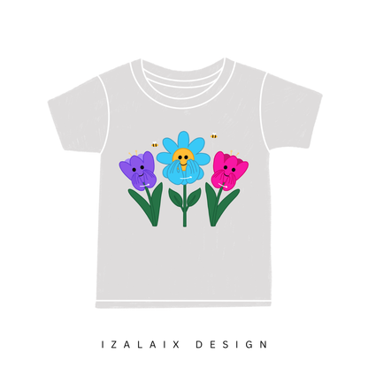 Flower ASL Toddler Tee