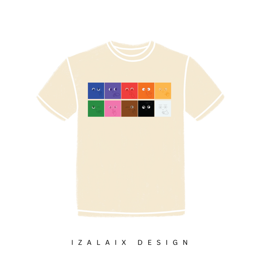 Colorful emotions with ASL Tee