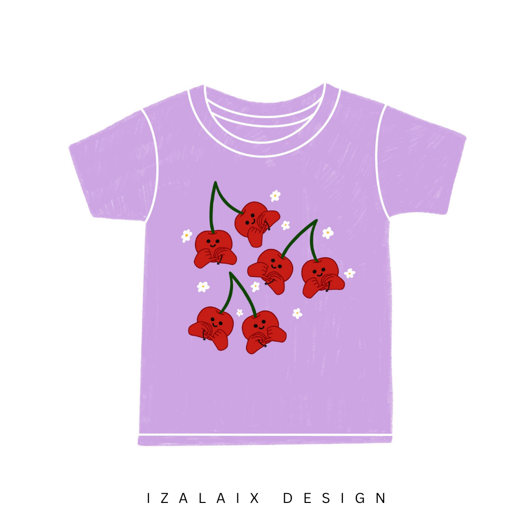 Cherry ASL Toddler Tee