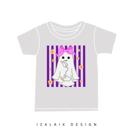 Girl Ghost & ASL Toddler Tee