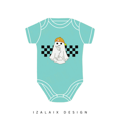 Boy Ghost & ASL Onesie Tee