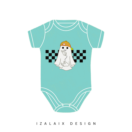 Boy Ghost & ASL Onesie Tee