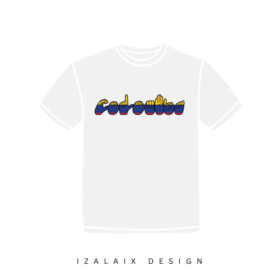 Colombia with ASL Tee
