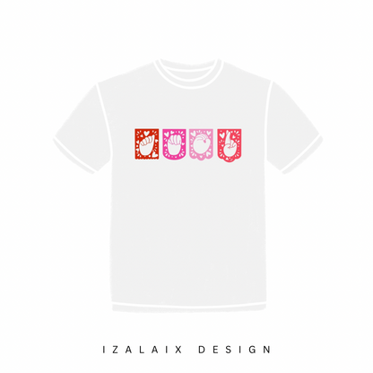 Amor Papel picado Tee