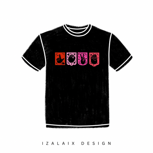 Love Papel picado Tee