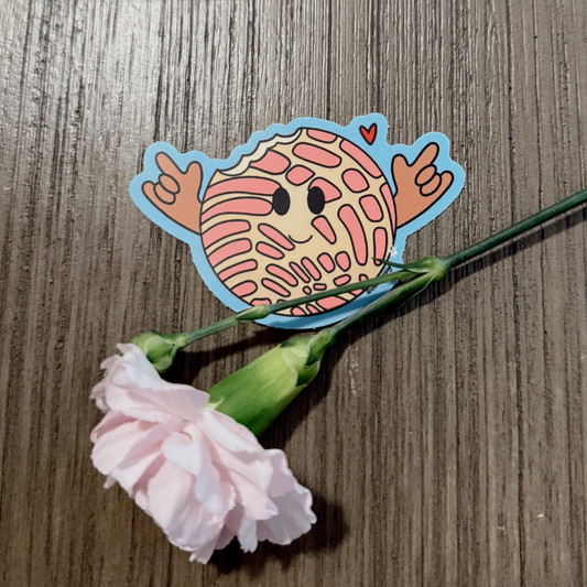 Concha ILY Sticker