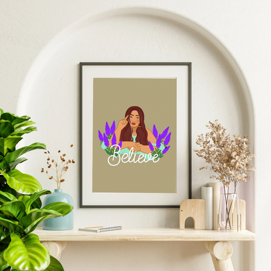 Believe Art Print