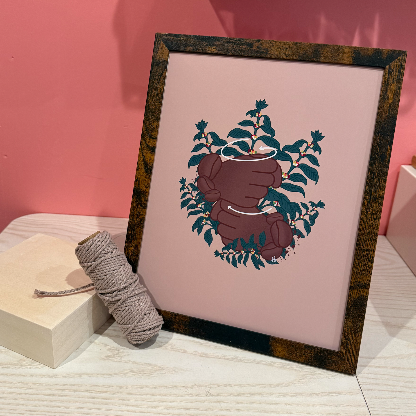 Coffee Signs Frame Wall Art