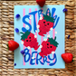 Strawberry ASL Art Print
