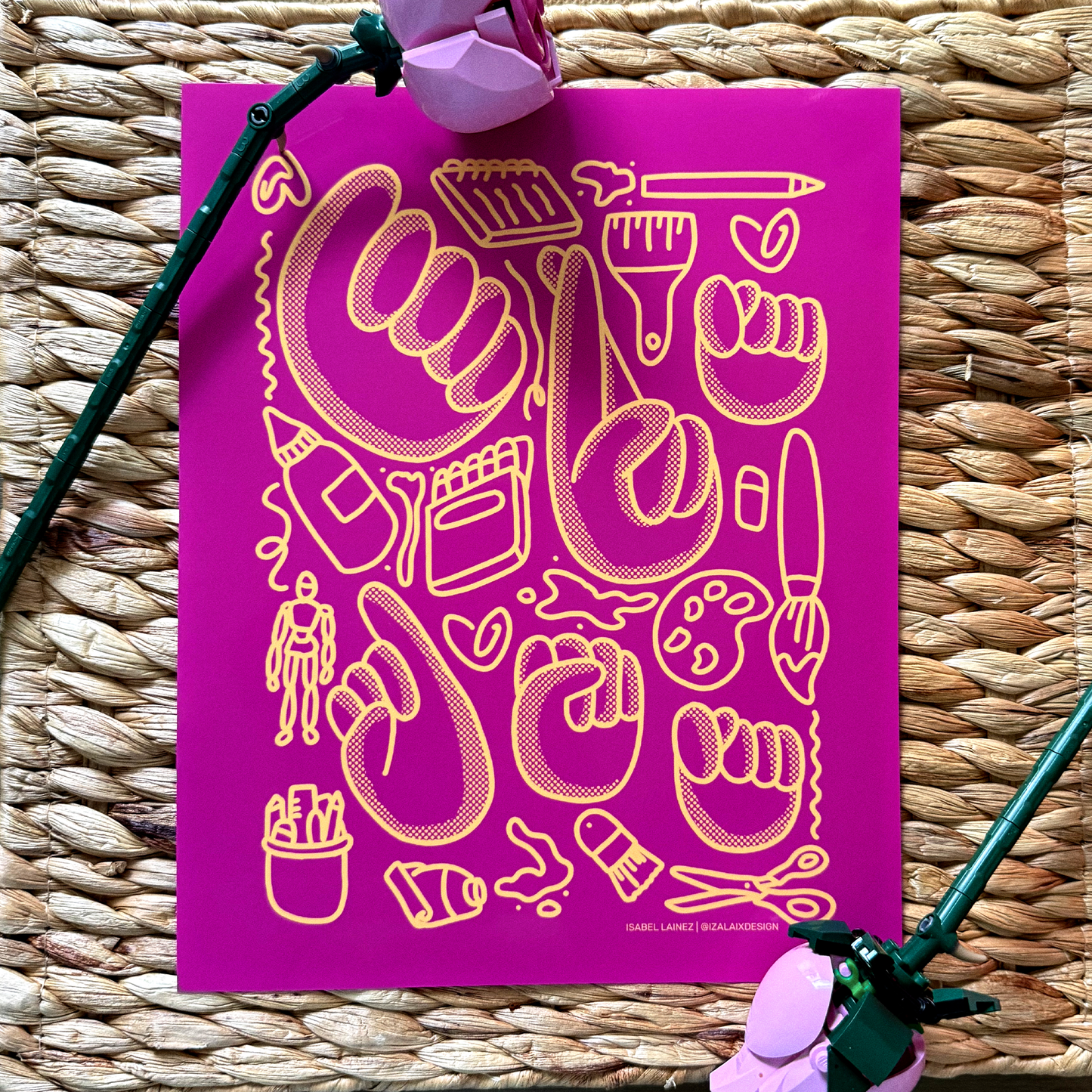 Artist ASL Art Print