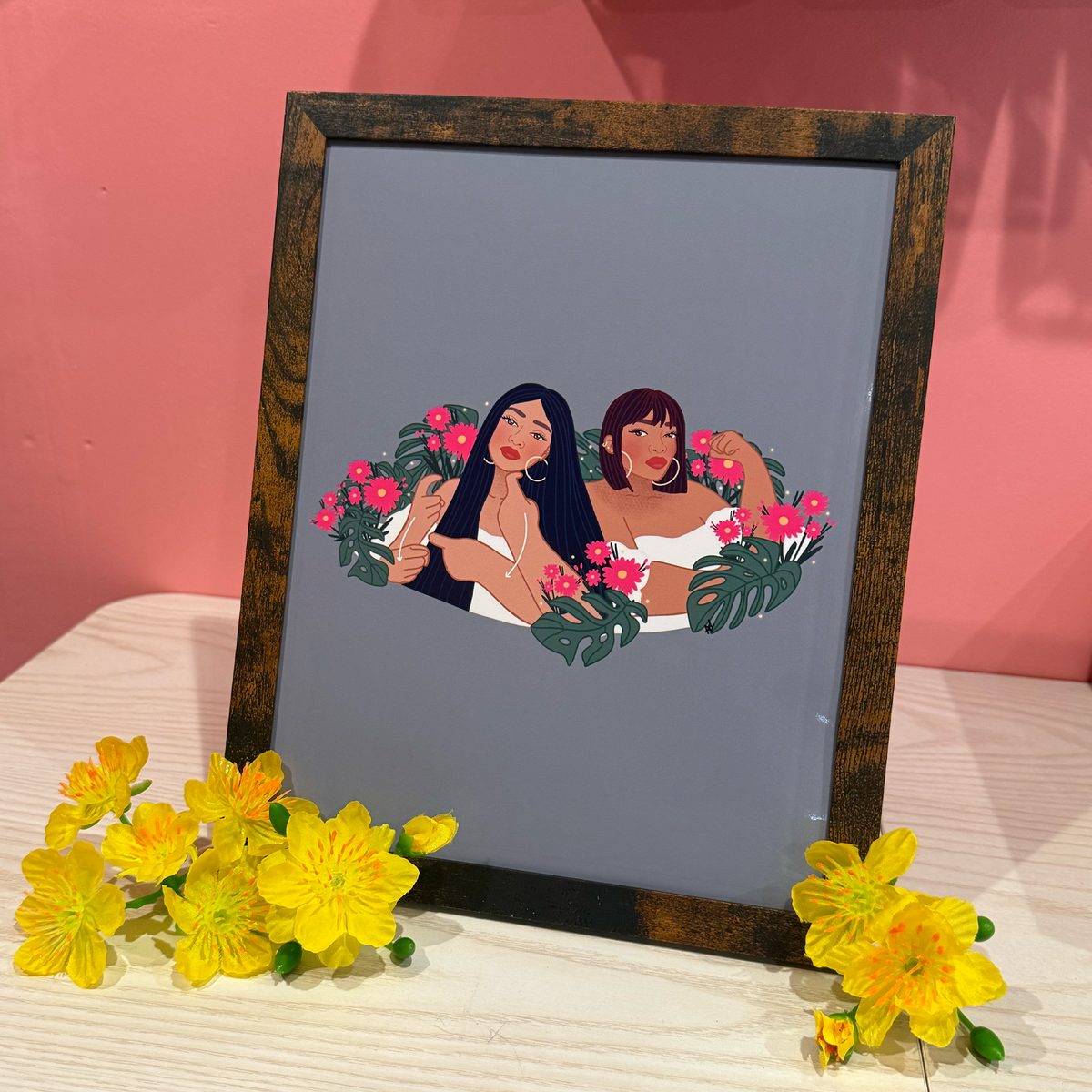 Latina Power Frame Wall Art